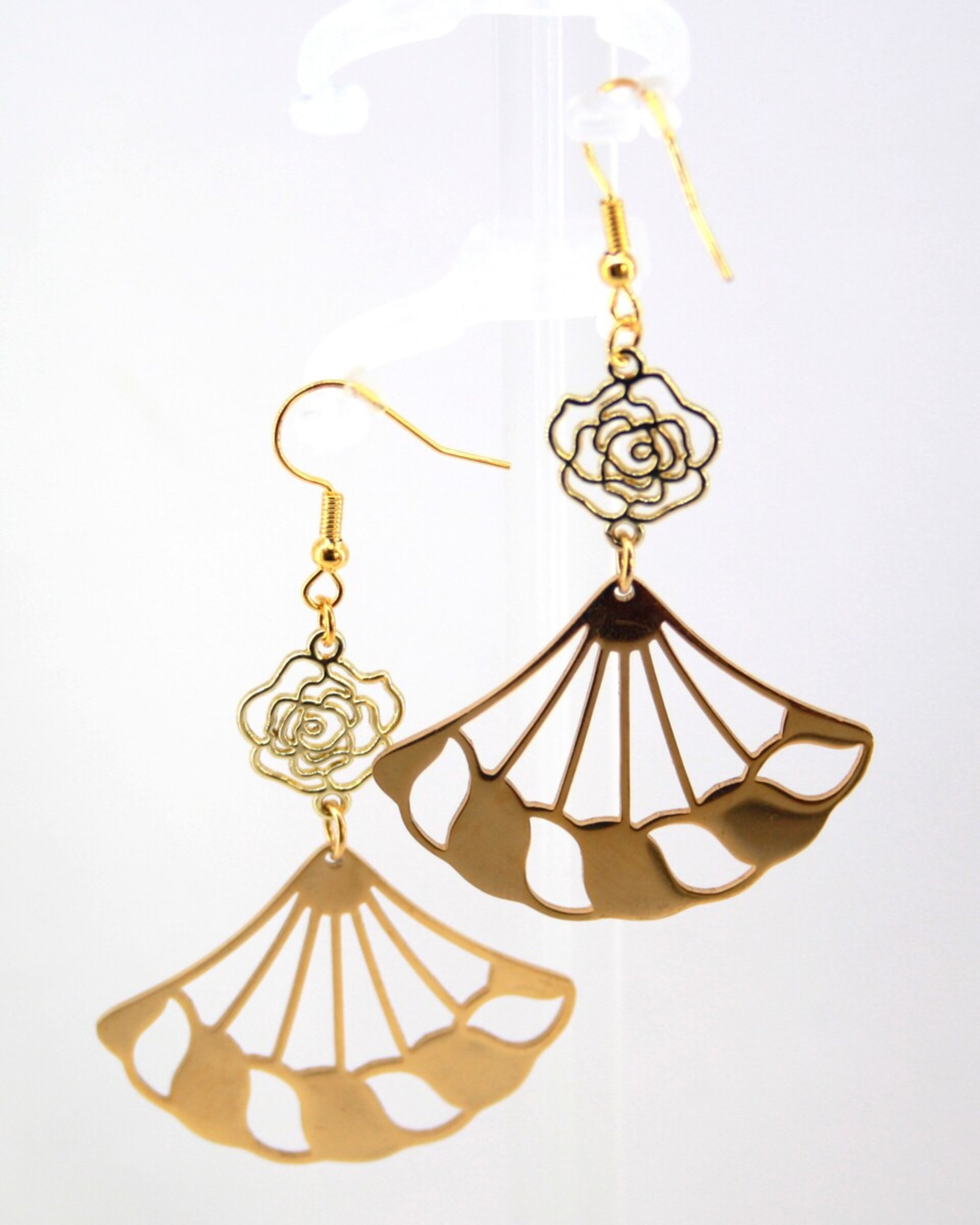 Pendientes Abanicos De Colores - 2