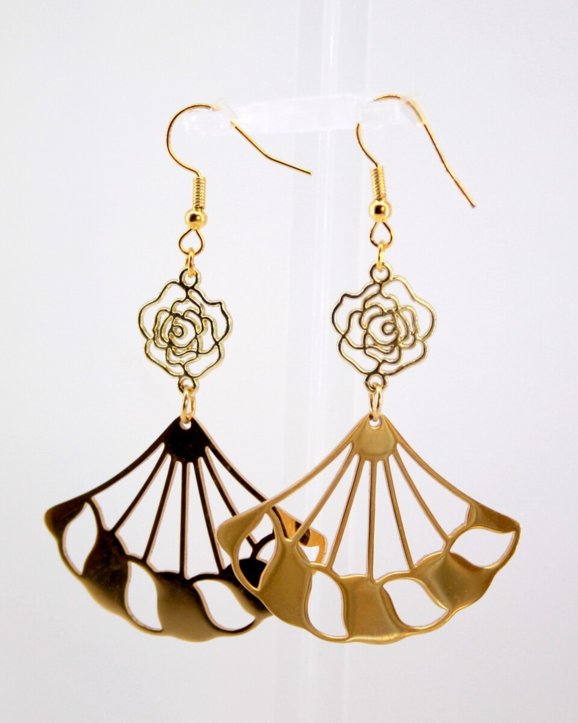 Pendientes Abanicos De Colores - 4